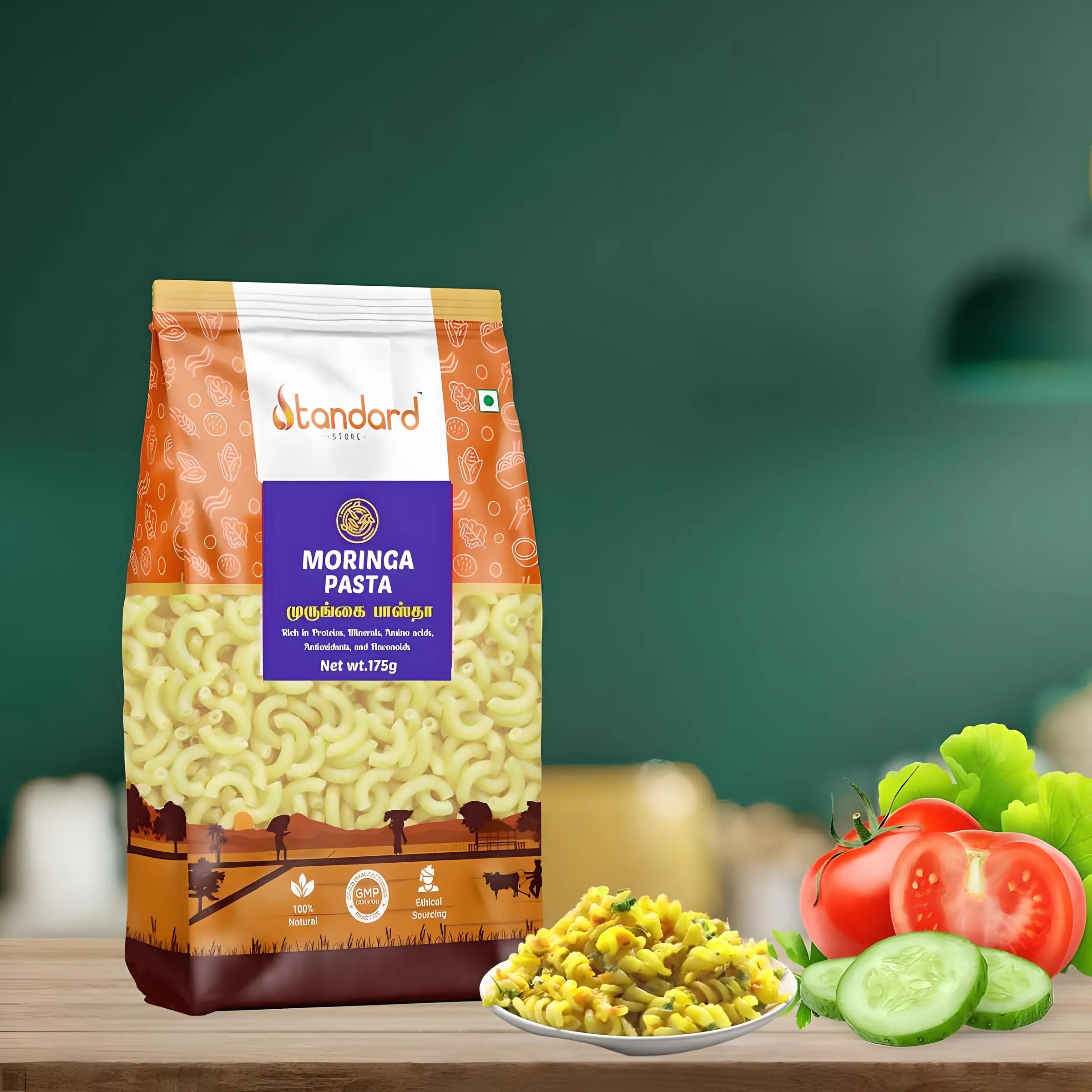 Moringa Millet Pasta