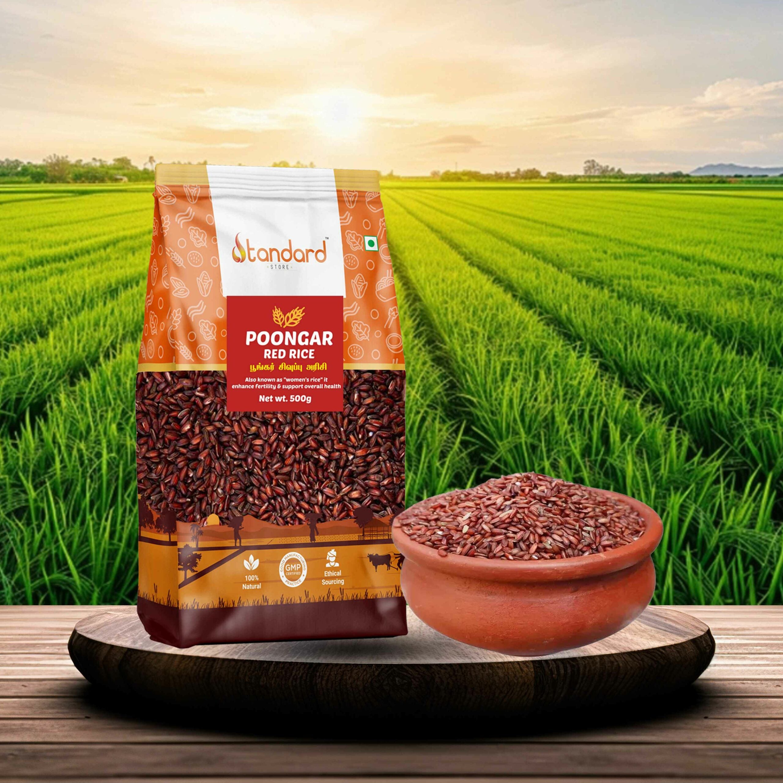 Poongar Red Rice