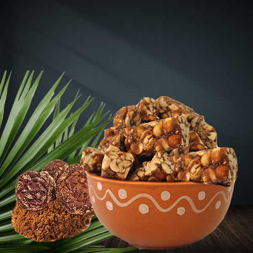 Palm Jaggery Peanut Chikki