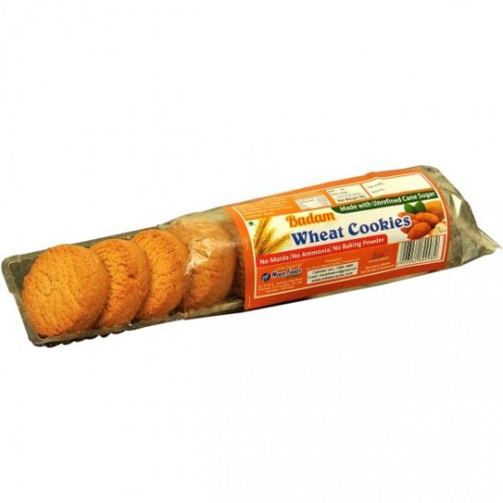 Wheat Badam Cookies