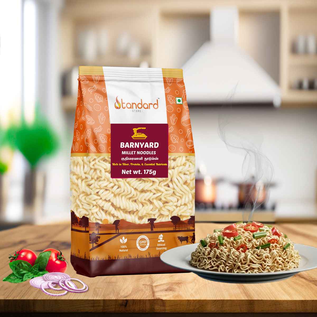 Barnyard Millet Noodles
